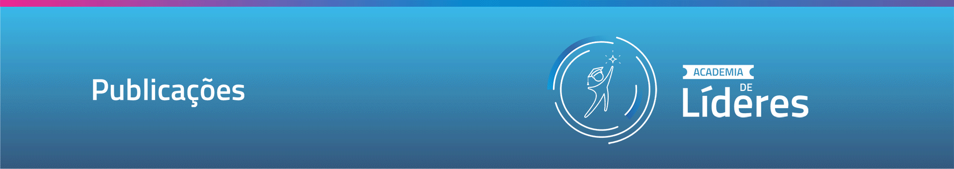 Banner da página de Publicações